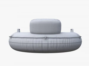 Sport Lounge Inflatable Water Float 3D Model