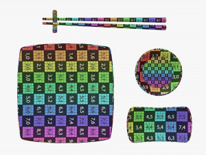 Sushi dinnerware 01 chopsticks soy sauce plate Modelo 3D