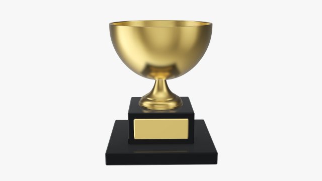 Trophy cup 02 3D Model .c4d .max .obj .3ds .fbx .stl .blend 
