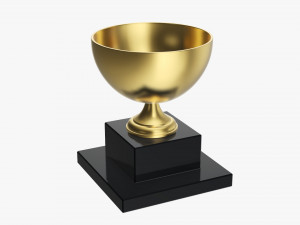 Trophy cup 02 3D Model