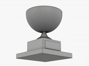 Trophy cup 02 3D Model