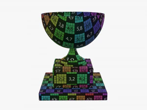 Trophy cup 02 3D Model