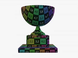 Trophy cup 02 3D Model