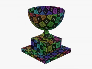 Trophy cup 02 3D Model