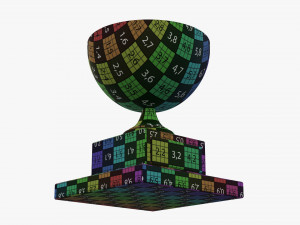 Trophy cup 02 3D Model