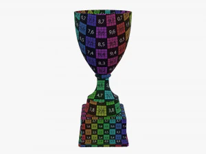Ta&ccedil;a trof&eacute;u 03 Modelo 3D