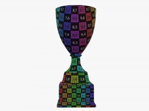 Ta&ccedil;a trof&eacute;u 03 Modelo 3D