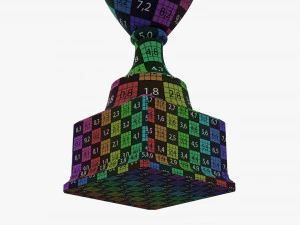 Ta&ccedil;a trof&eacute;u 03 Modelo 3D