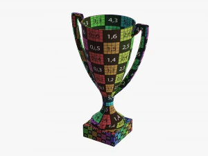 Trophy cup 04 3D Model