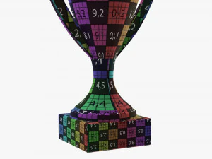 Trophy cup 04 3D Model