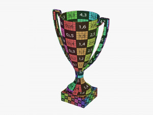 Trophy cup 04 v2 3D 模型