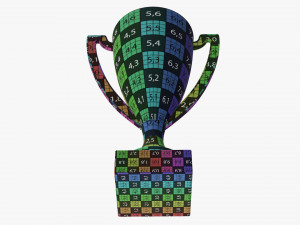 Trophy cup 04 v2 3D 模型