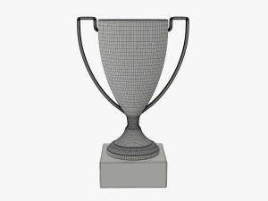 Трофейний кубок 05 3D Модель