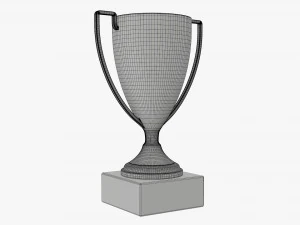 Трофейний кубок 05 3D Модель