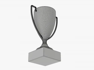 Трофейний кубок 05 3D Модель