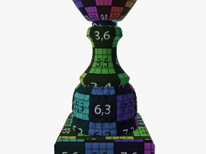 Ta&ccedil;a trof&eacute;u 06 Modelo 3D