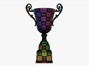 Trophy cup 07 v2 3D Model