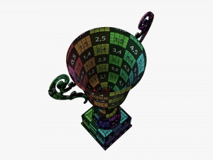 Trophy cup 07 v2 3D Model