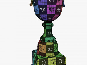 Trophy cup 07 v2 3D Model