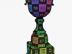 Trophy cup 07 v2 3D Model