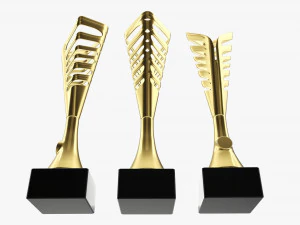 Trophy cup 08 3D Model