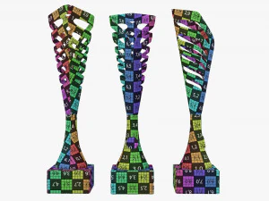 Trophy cup 08 3D Model