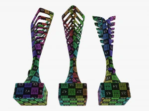 Trophy cup 08 3D Model