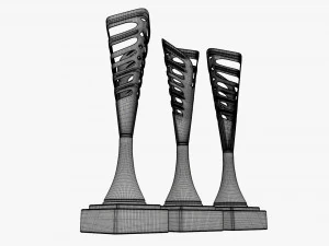 ट्रॉफी कप 09 3D मॉडल