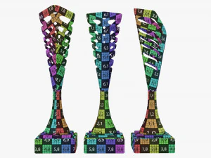 ट्रॉफी कप 09 3D मॉडल