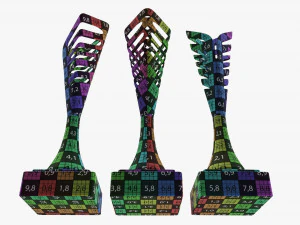 ट्रॉफी कप 09 3D मॉडल