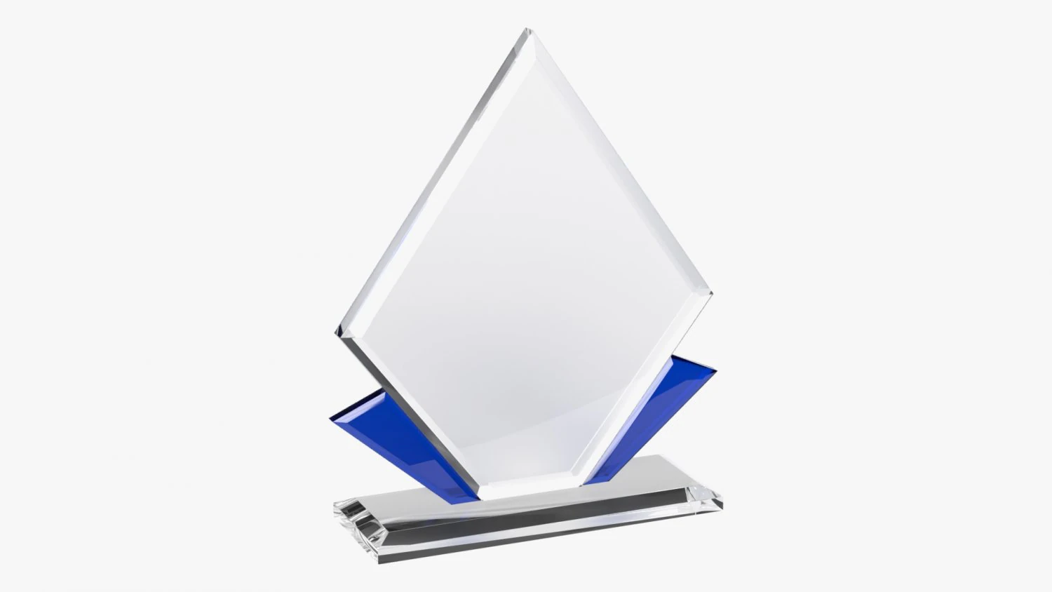 Trophy glass 01 3D Model .c4d .max .obj .3ds .fbx .stl .blend