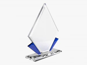 Trophy glass 01 3D Model