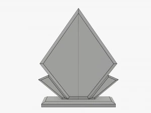 Trophy glass 01 3D Model