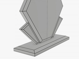 Trophy glass 01 Model 3D