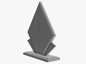 Trophy glass 01 3D Model