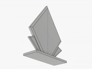 Trophy glass 01 3D Model