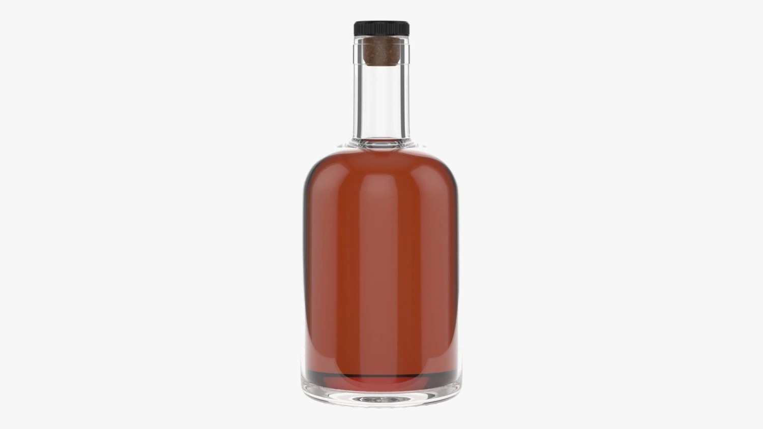 Whiskey bottle 01 3D Model .c4d .max .obj .3ds .fbx .stl .blend 