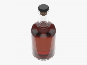 Whiskey bottle 01 3D Model