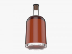 Whiskey bottle 01 3D Model