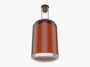 Whiskey bottle 01 3D Model