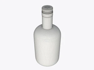 Whiskey bottle 01 3D Model