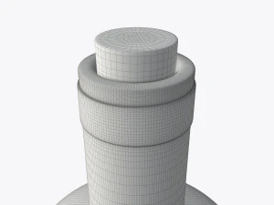 Whiskey bottle 01 3D Model