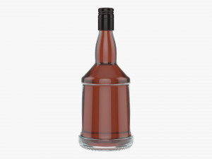 Whiskey bottle 02 Modelo 3D