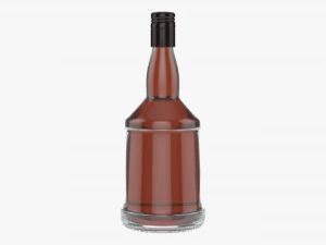 Garrafa de u&iacute;sque 02 Modelo 3D