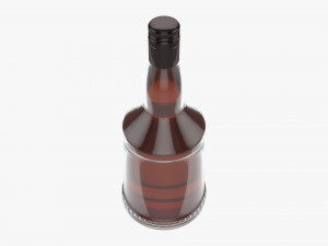 Whiskey bottle 02 Modelo 3D