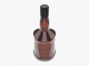 botella de whisky 02 Modelo 3D