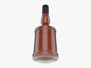 botella de whisky 02 Modelo 3D
