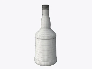 botella de whisky 02 Modelo 3D