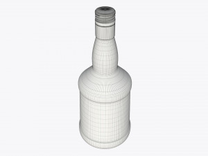 Whiskey bottle 02 Modelo 3D