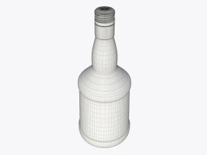botella de whisky 02 Modelo 3D